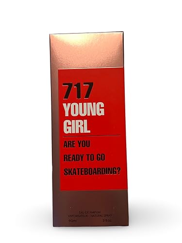 Secret Plus 717 Young Girl Eau de Parfum - Are You Ready To Go Skateboarding? Eau de Parfum, 3 Fl Oz, Floral-Fruity Fragrance Beauty & Personal Care Secret Plus