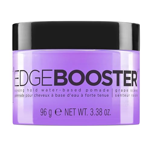 Style Factor Edge Booster Strong Hold Water-Based Pomade | Formulated with Argan Oil for Moisture & High Shine | Long Lasting Edge Control Gel | Beauty & Personal Care Style Factor