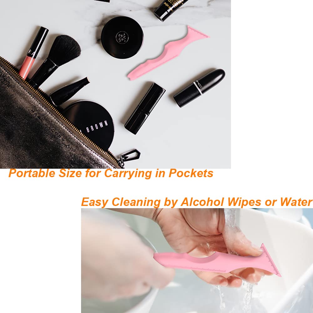 URGINO 5 in 1 Silicone Eyeliner Stencils Reusable Clean Winged Liner for Eyes,Make up Tools as Eyelash Shield/Eyebrow Shaping/Jaw Line/Lip Line Beauty & Personal Care URGINO