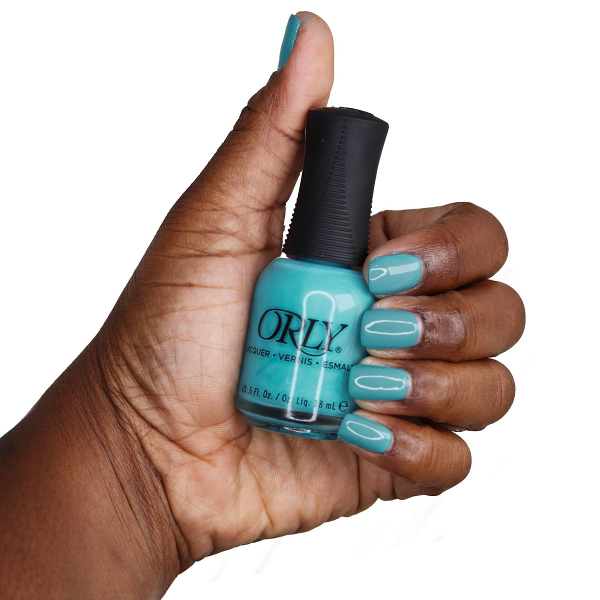 Orly Nail Polish Mallrat | Limited Edited 1980s Collection | Bright Aqua | Long-Wearing, Quick Drying & Chip Resistant Formula | Salon-Like Finish |