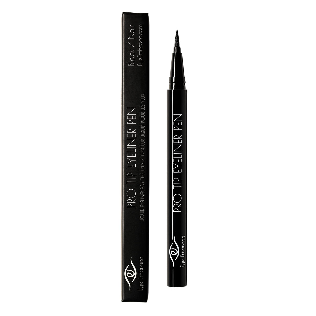 Eye Embrace Pro Tip Eyeliner Pen: Black - Waterproof Felt-Tip Liquid Eyeliner Pen for the Eyes, Cruelty-Free (Black) Beauty & Personal Care Eye Embrace