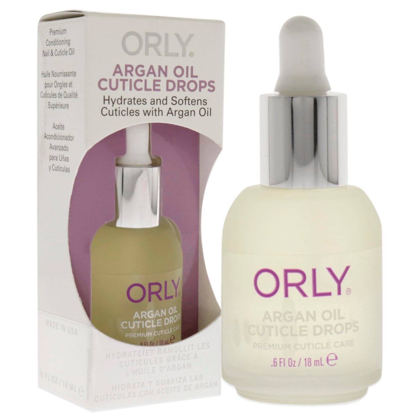 Argan Oil Cuticle Drops by Orly for Women - 0.6 oz Oil Beauty & Personal Care Orly
