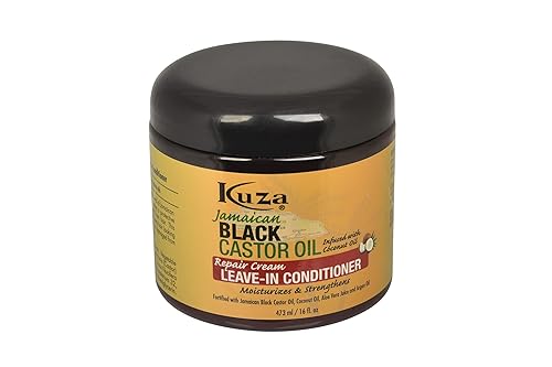 Kuza Jamaican Black Castor Oil Leave-In-Conditioner 16Oz. (Pack Of 2) Beauty & Personal Care Kuza