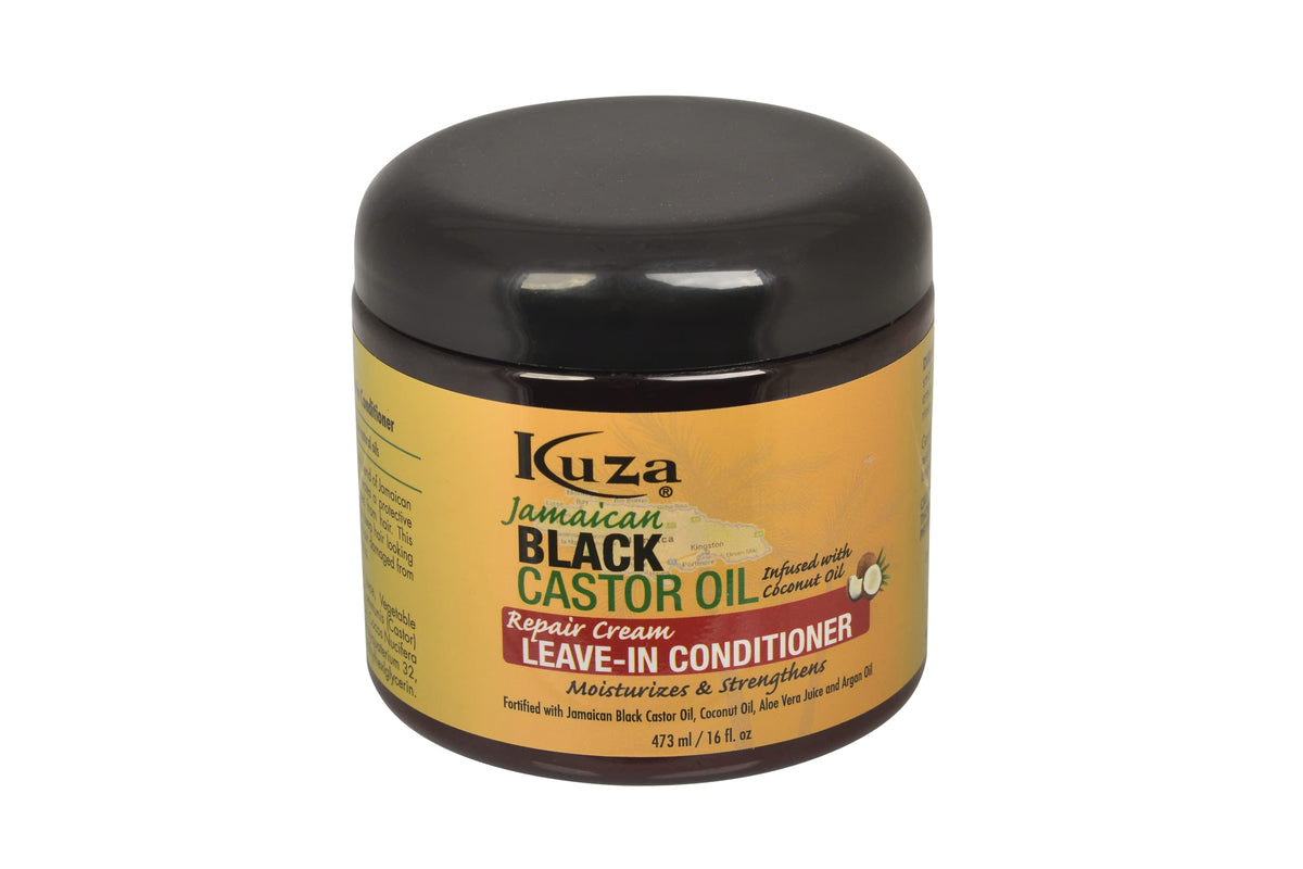 Kuza Jamaican Black Castor Oil Leave-In-Conditioner 16Oz. (Pack Of 2) Beauty & Personal Care Kuza