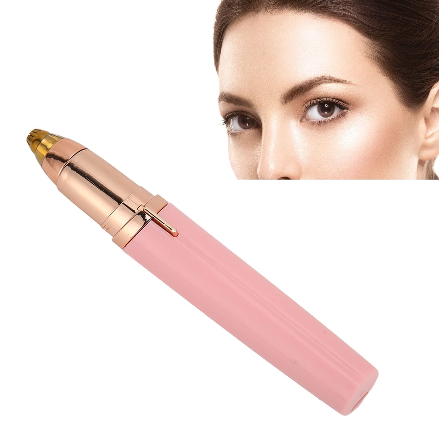 Womens Electric Eyebrow Hair Trimmer, Painless and Portable Suitable for Upper and Lower Lip Chin Neck Cheeks Eyebrows Nose Body, Multifunction Hair Beauty and Personal Care Pyhodi