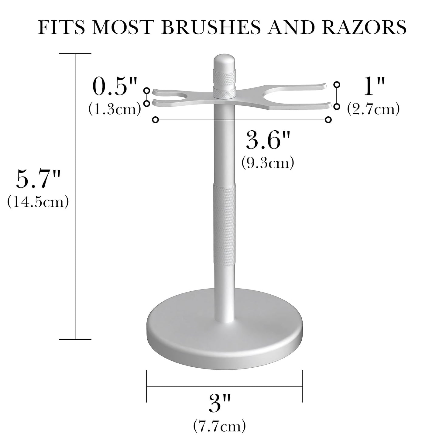 Linkidea Safety Razor Stand, Bathroom Organizer Compatible with Vikings Blade Chieftain, Merkur 34C/38C, Rockwell 6S/6C, Henson AL13, Quick Drying Beauty and Personal Care Linkidea