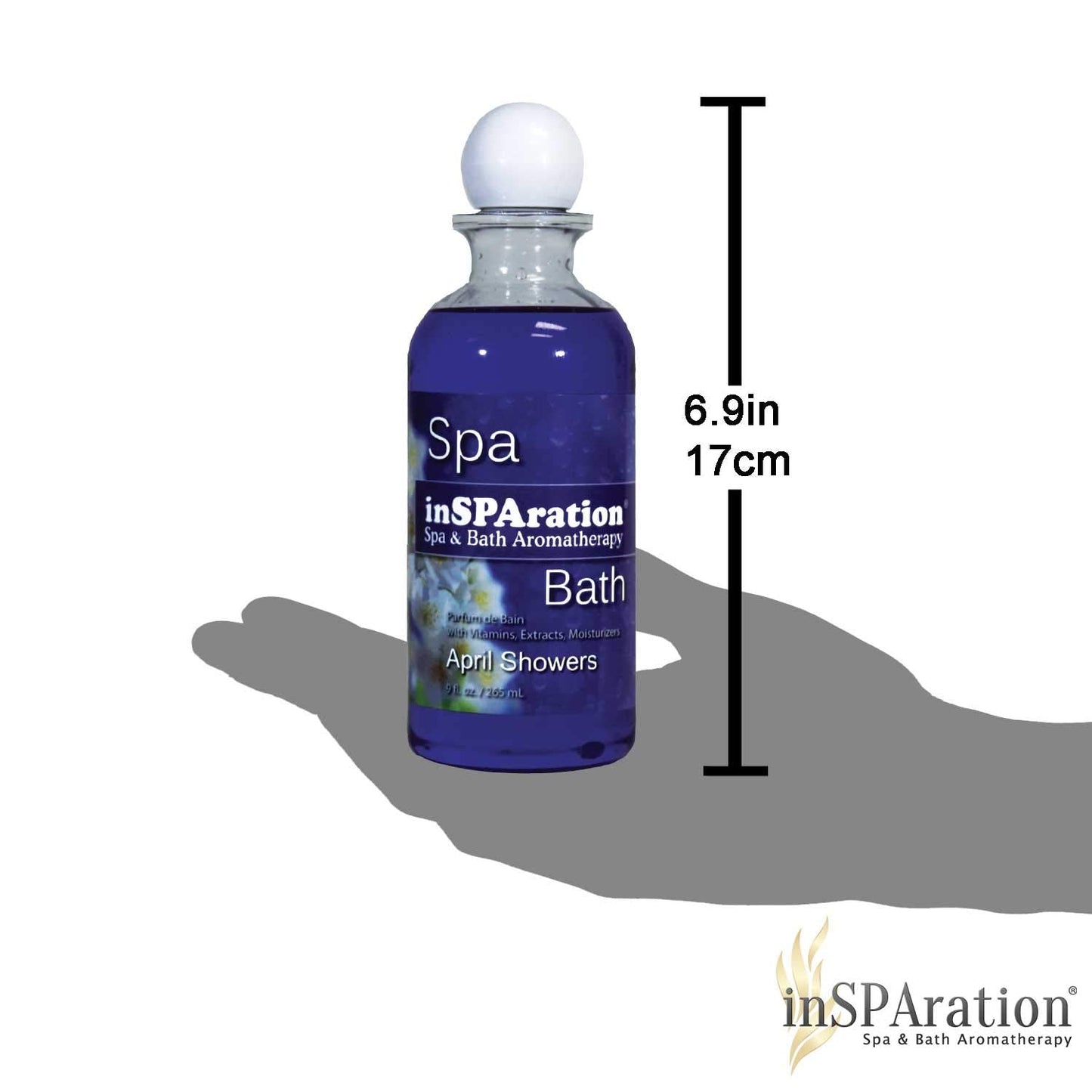inSPAration Spa and Bath Aromatherapy 111X Spa Liquid, 9-Ounce, April Showers , Purple Beauty & Personal Care InSPAration