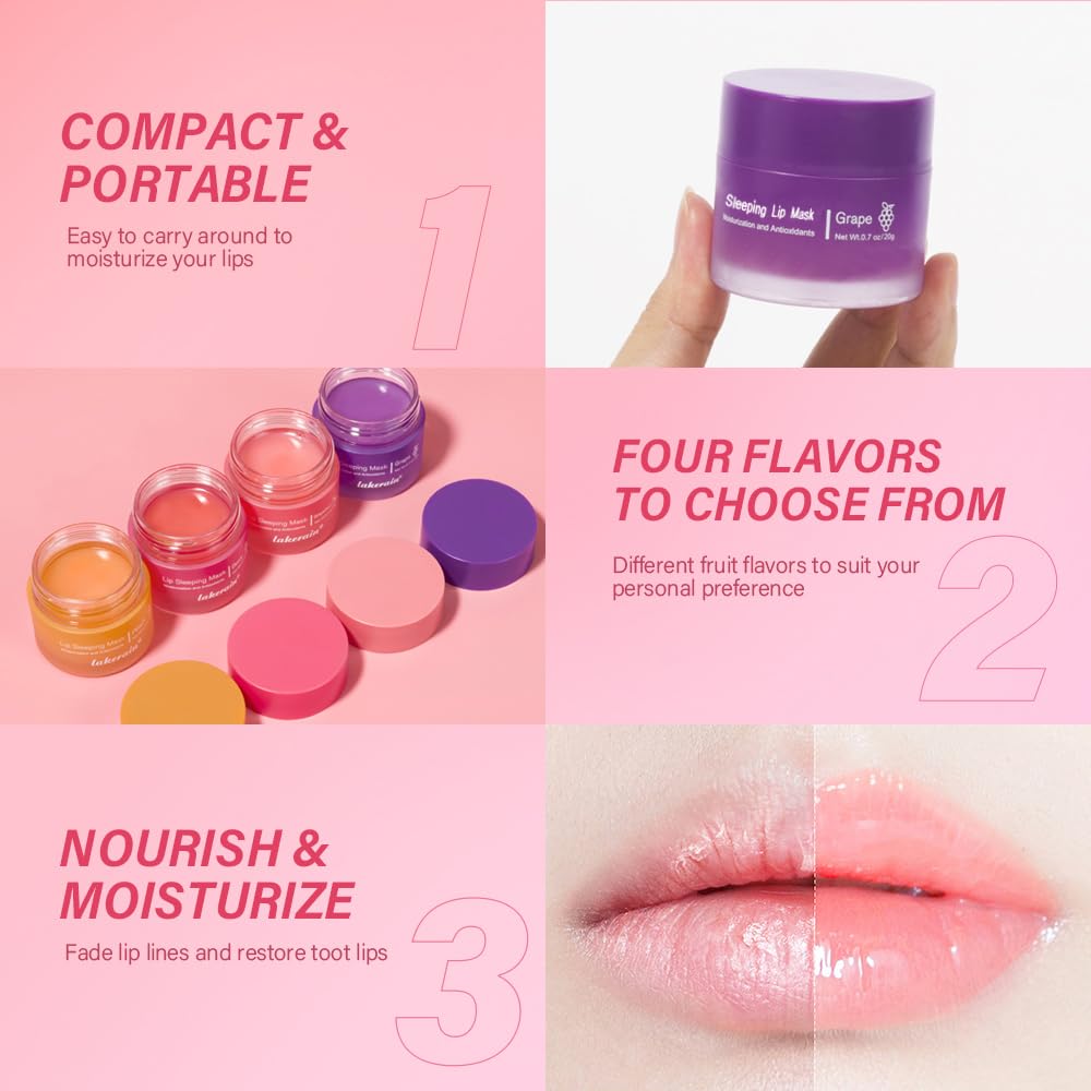 Sleeping lip mask, Nourish & Hydrate Lip Mask, Lip Balm, Lip Oil, Lip Skin Care, Hydrating, Moisturizing Lip Lines Night Sleep Anti-chapped Lip Cream Beauty & Personal Care Fovcos