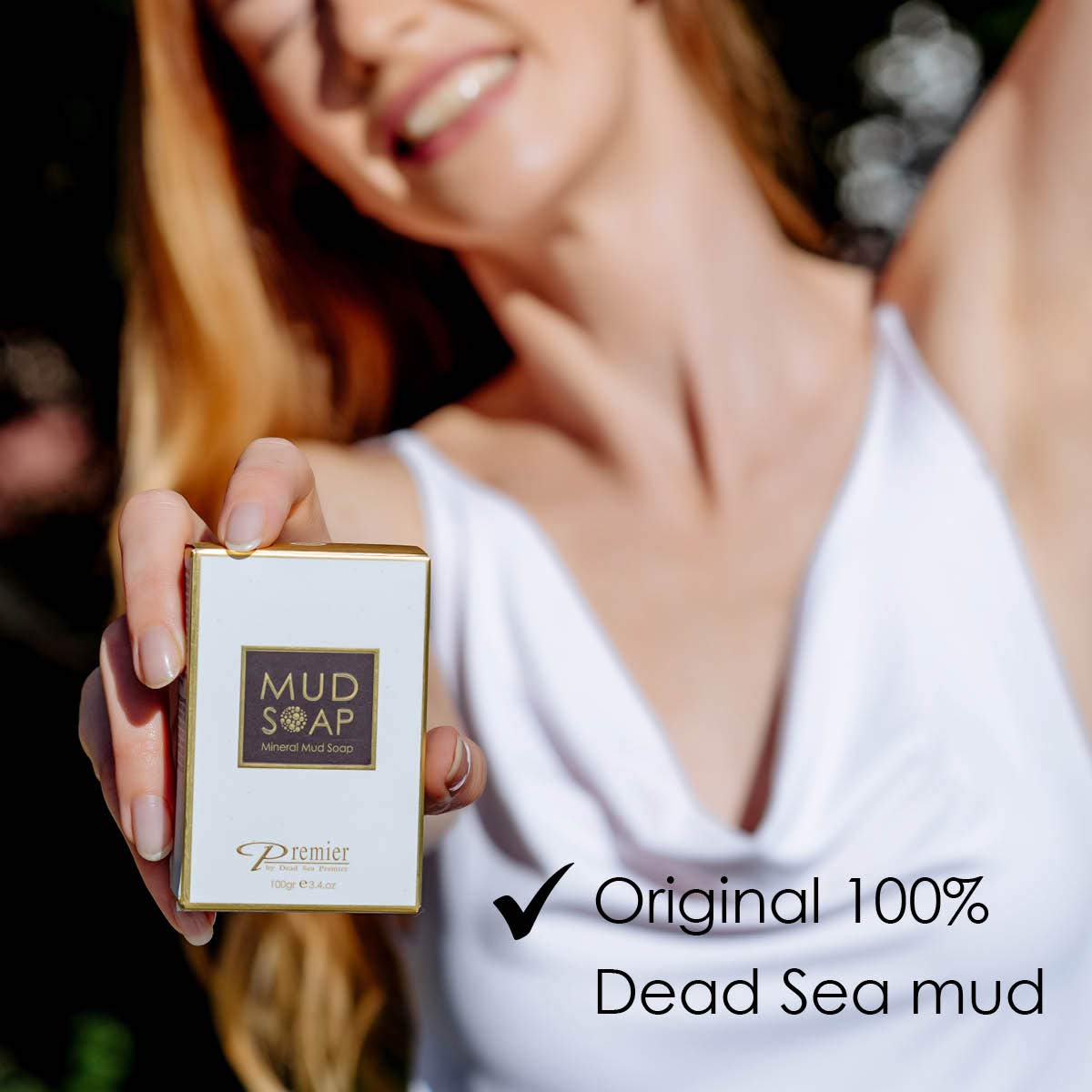 Premier Dead Sea Mineral MUD bar Natural body wash, face wash, hand soap, for all Skin Types. Therapeutic and Antibacterial, helps with Acne, Rosacea Beauty & Personal Care Premier