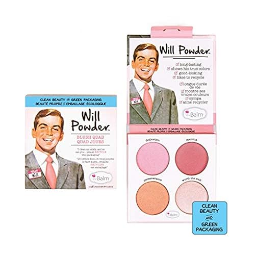 theBalm theBalm Will Powder Blush Quad, 1 ct. Beauty & Personal Care theBalm