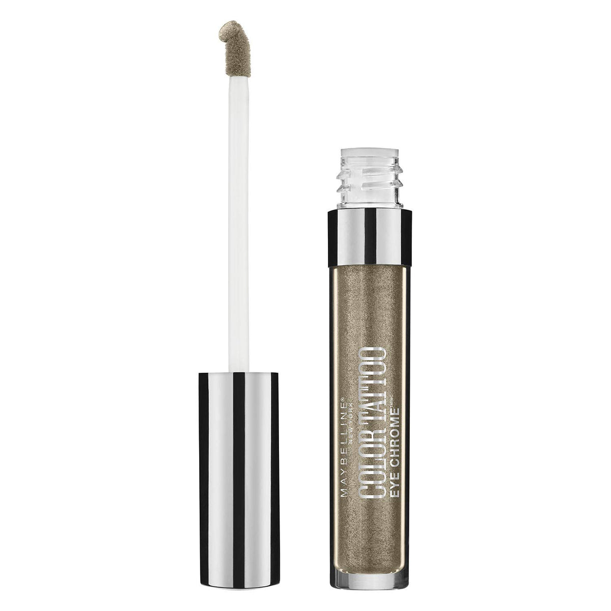 Maybelline New York Color Tattoo Eye Chrome Eyeshadow, Khaki Kool, 0.11 fl. oz.