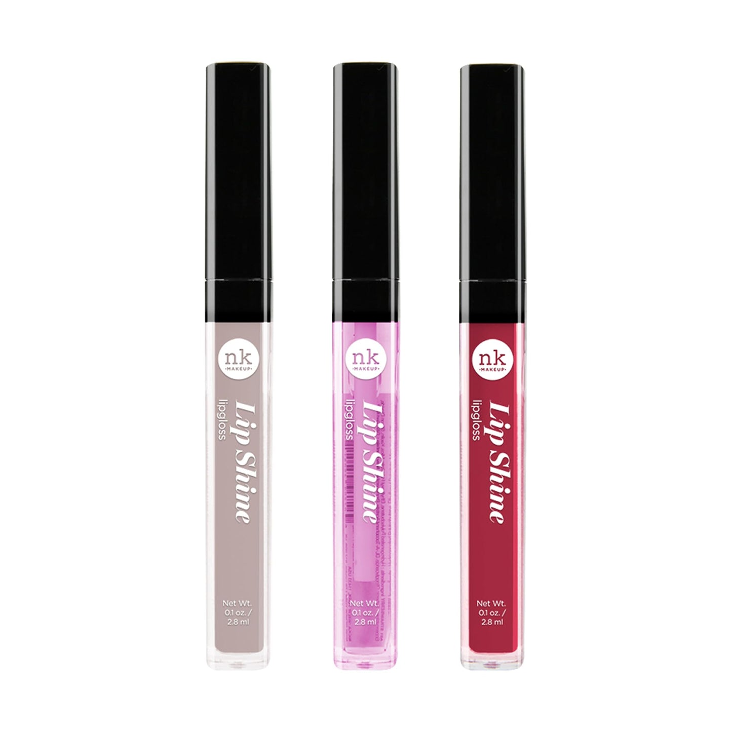 NICKA K NEW YORK Lipshine, Cosmetics, vibrant colors, bright colors, shining lips, lip shine, long lasting (AMZ289) Beauty & Personal Care NICKA K NEW YORK