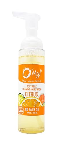 O My! Goat Milk Foaming Hand Wash | Rich, Creamy Foam | Made with Farm-Fresh Goat Milk | Free of Parabens & More | Handcrafted in USA Beauty & Personal Care O My!