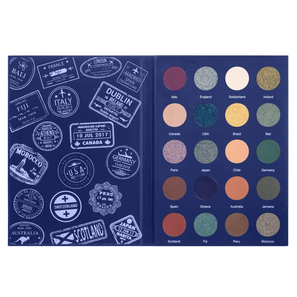 Lurella Cosmetics Adventurous 20 Color Eyeshadow Palette Beauty & Personal Care Lurella
