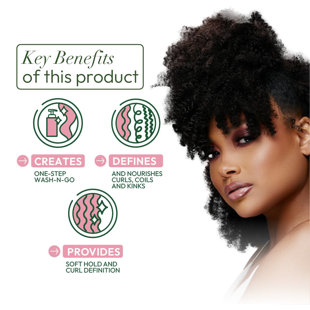 ORS Olive Oil Curlshow Leave-In Conditioner Gel Infused with Collagen & Avocado Oil for Strength & Length (16.0 oz)