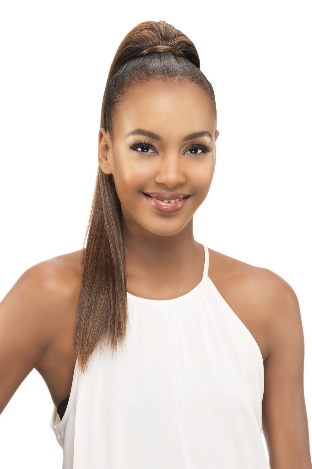 Vivica A Fox Hair Collection PB183-V New Futura Synthetic Fiber Pocket Bun, 613, 8.8 Ounce