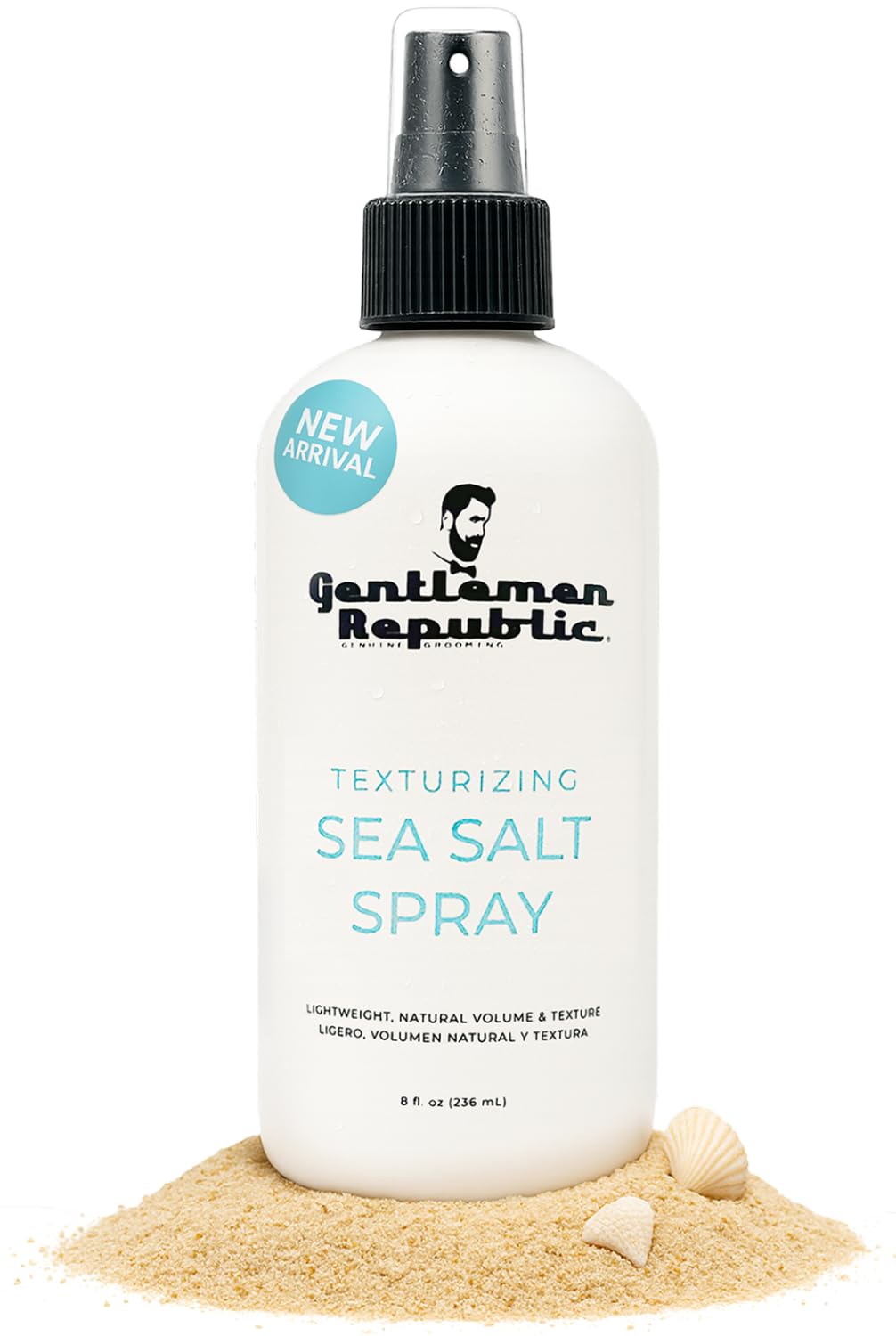 Gentlemen Republic Sea Salt Spray for Men & Women - Hair Texturizing Spray with Dead Sea Salt, Vitamin E & Kelp - Adds Volume & Texture - Lightweight Beauty & Personal Care Gentlemen Republic