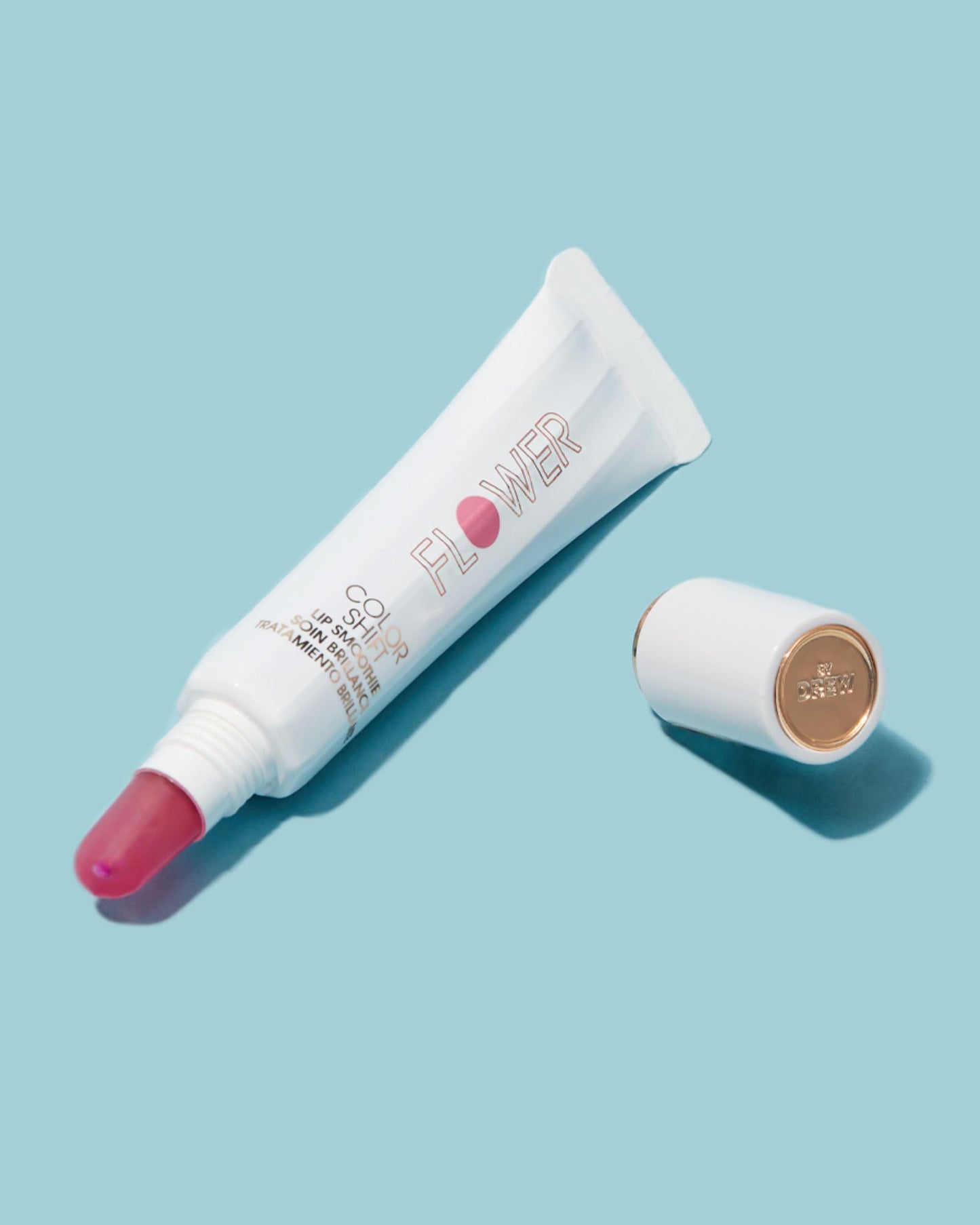 FLOWER BEAUTY By Drew Barrymore Color Shift Lip Smoothie - Lip Treatment - Nourishes + Hydrates Lips - pH Technology to Enhance Natural Lip Color Beauty & Personal Care FLOWER BEAUTY