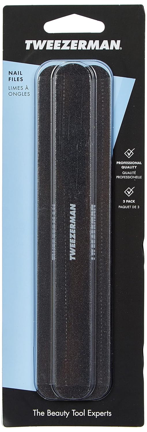 Tweezerman Professional Nail Files, (Pack of 3) Beauty & Personal Care Tweezerman