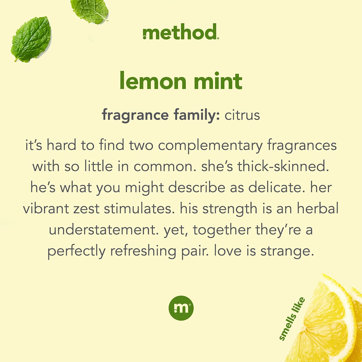 MTH01162 - Method Lemon Mint Foaming Hand Wash Beauty & Personal Care Method