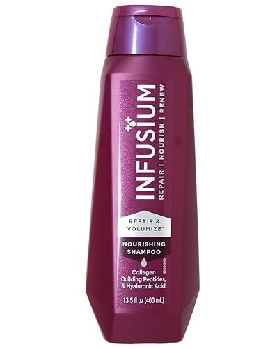 Infusium Repair and Volumize Shampoo - Clarifying Shampoo for All Hair Types - Increases Moisture Retention with Collagen Building Peptides - 13.5 oz Beauty & Personal Care Infusium