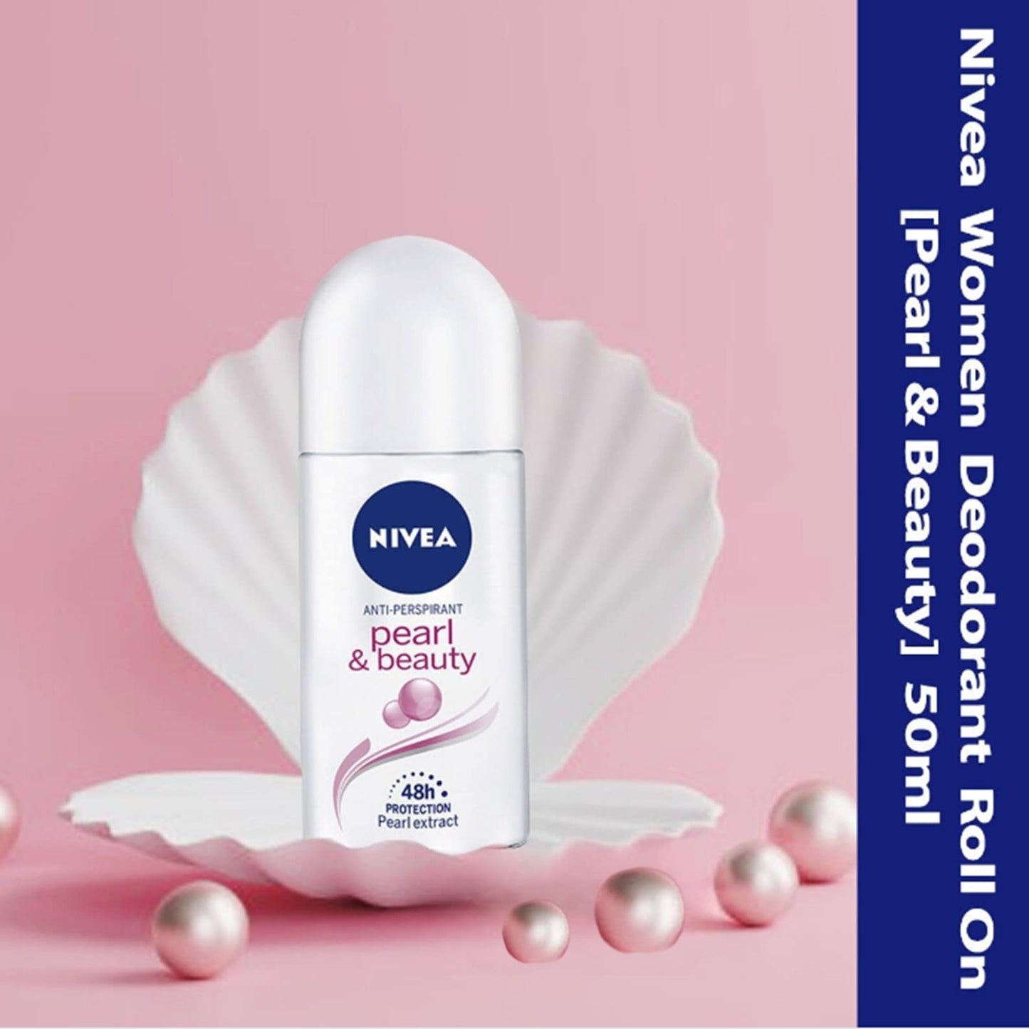 Nivea Women Deodorant Roll On Pearl & Beauty Pack of 3 - 50ml (1.69 fl oz) Beauty and Personal Care NIVEA