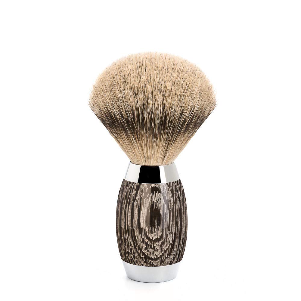 MÜHLE EDITION ANCIENT OAK & STERLING SILVER Silvertip Badger Shaving Brush Beauty and Personal Care MÜHLE