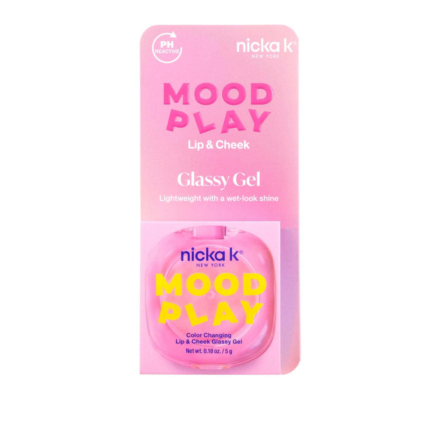 NICKA K NEW YORK Mood Play Lip Care (Glassy Gel) Beauty & Personal Care NICKA K NEW YORK