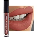 Mynena Warm Terracotta Rose Matte Liquid Lipstick | Long-Lasting Comfort | Smudge-Proof Transfer-Resistant | Full Coverage Non-Drying | Vegan Beauty & Personal Care Mynena