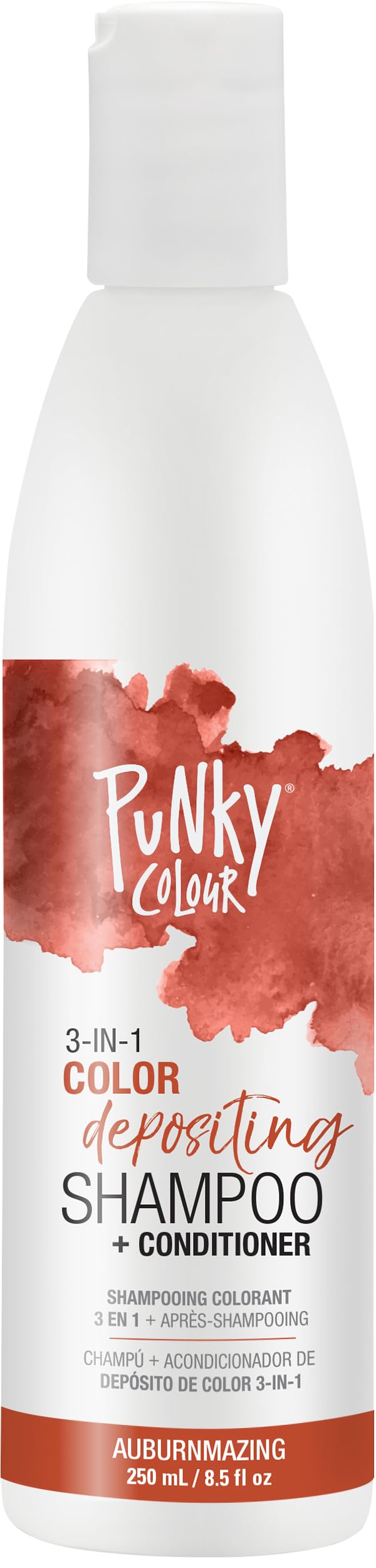 Punky Colour 3-in-1 Color Depositing Conditioner & Hair Cleanser - Auburnmazing, Semi Permanent Hair Color, Temporary Hair-Dye, Sulfate-Free, Vegan Beauty & Personal Care Punky