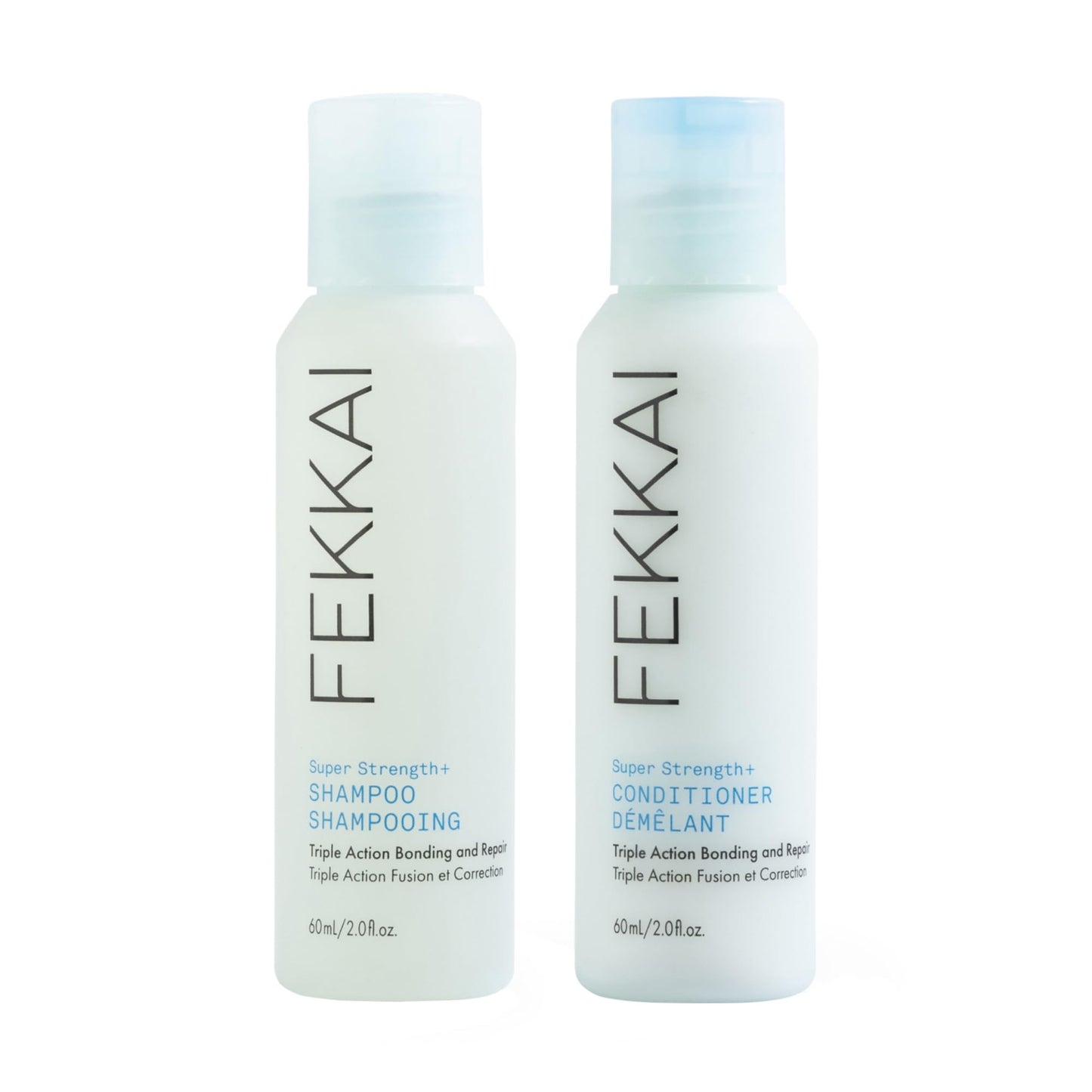 Fekkai Super Strength+ Protein PowerBond Shampoo (2 oz) + Conditioner (2 oz) - Bonds, Repairs, and Protects for 3X Stronger Hair - Free of Sulfates Beauty & Personal Care Fekkai