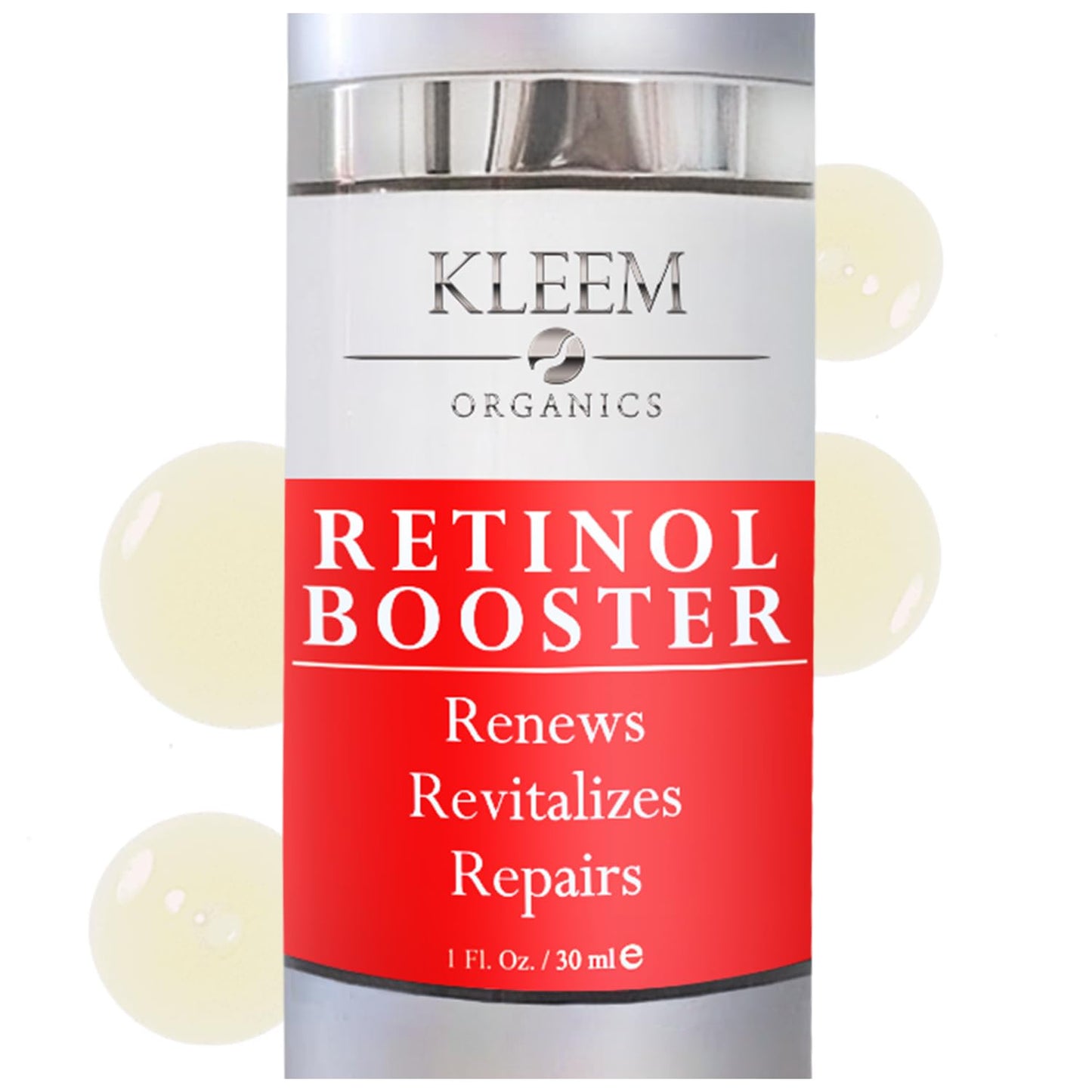 Kleem Retinol Serum 2.5% for Face Anti-Aging Serum with Hyaluronic Acid to Minimize Wrinkles. Improves Sun Damaged Skin and Fades Dark Spots - Vitamin Beauty & Personal Care Kleem Organics