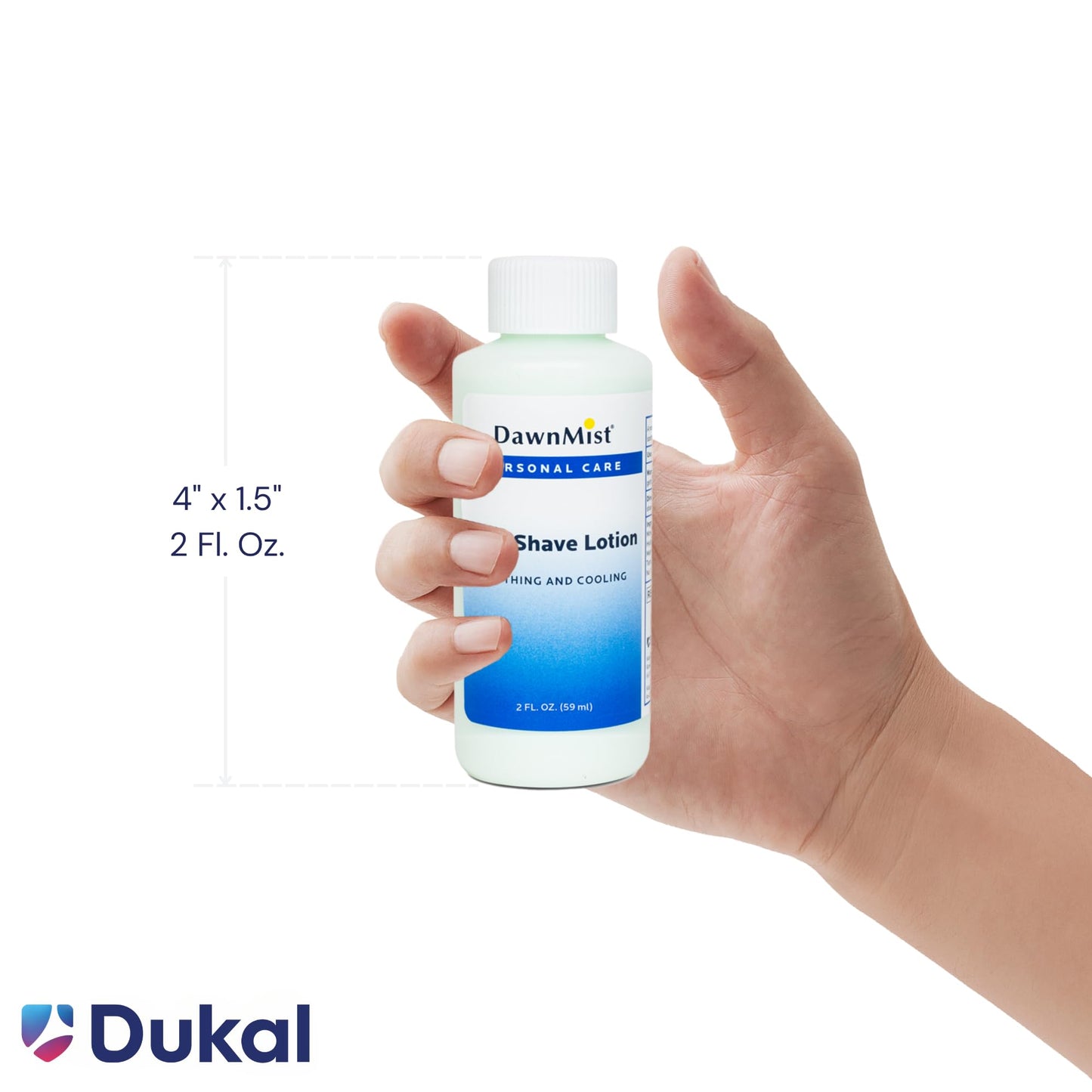DawnMist Dukal Aftershave Lotion - 2 oz (Pack of 2) - Lightweight, Non-Oily Formula - Soothes & Hydrates Post-Shave - Ideal for Sensitive Skin Beauty and Personal Care DawnMist