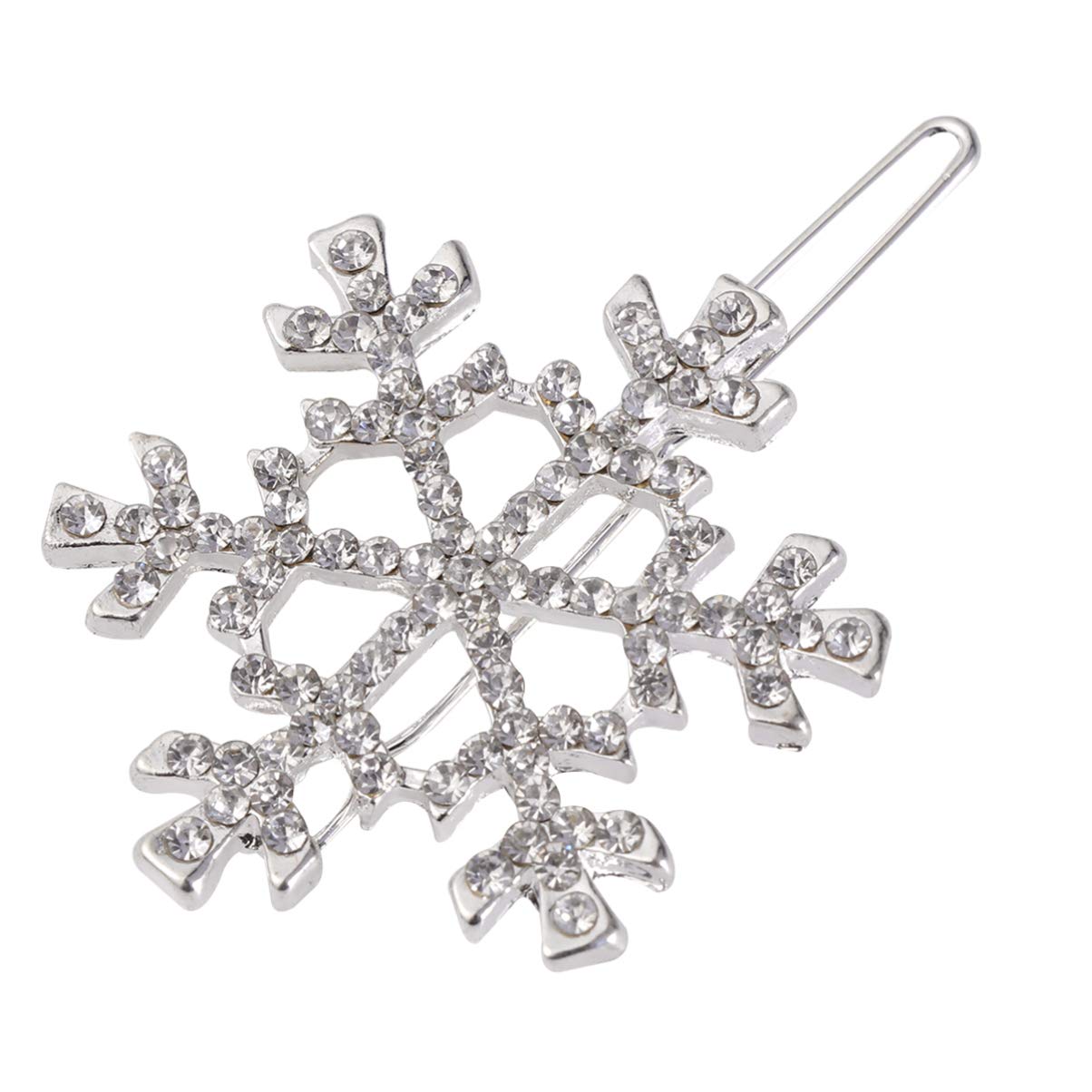 Beaupretty 6 Pieces Rhinestones Snowflake Hair Clips Winter Snowflake Hairpins Snowflake Bobby Pins Wedding Hair Clips Barrettes Christmas Hair Beauty & Personal Care Beaupretty