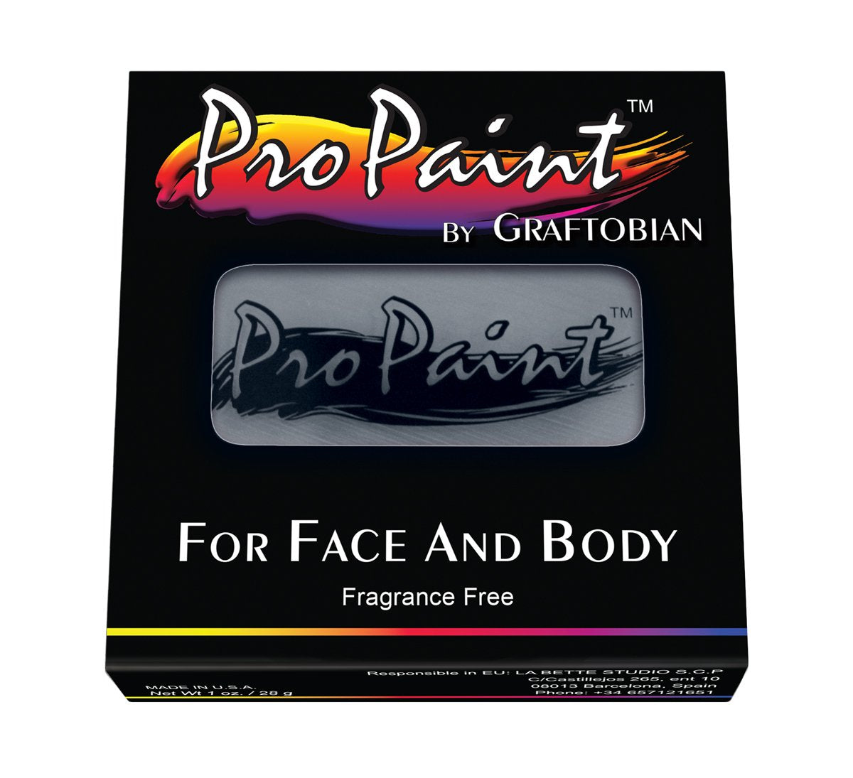 Graftobian ProPaint (Graveyard Grey) - 30ml Beauty & Personal Care Graftobian