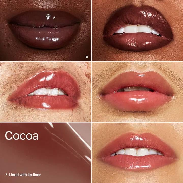 HAUS LABS BY LADY GAGA PHD HYBRID LIP GLAZE - Cocoa (Taupe Brown) + ENTEL Aloe vera Sheet Masque (BONUS) Beauty & Personal Care HAUS LABS BY LADY GAGA