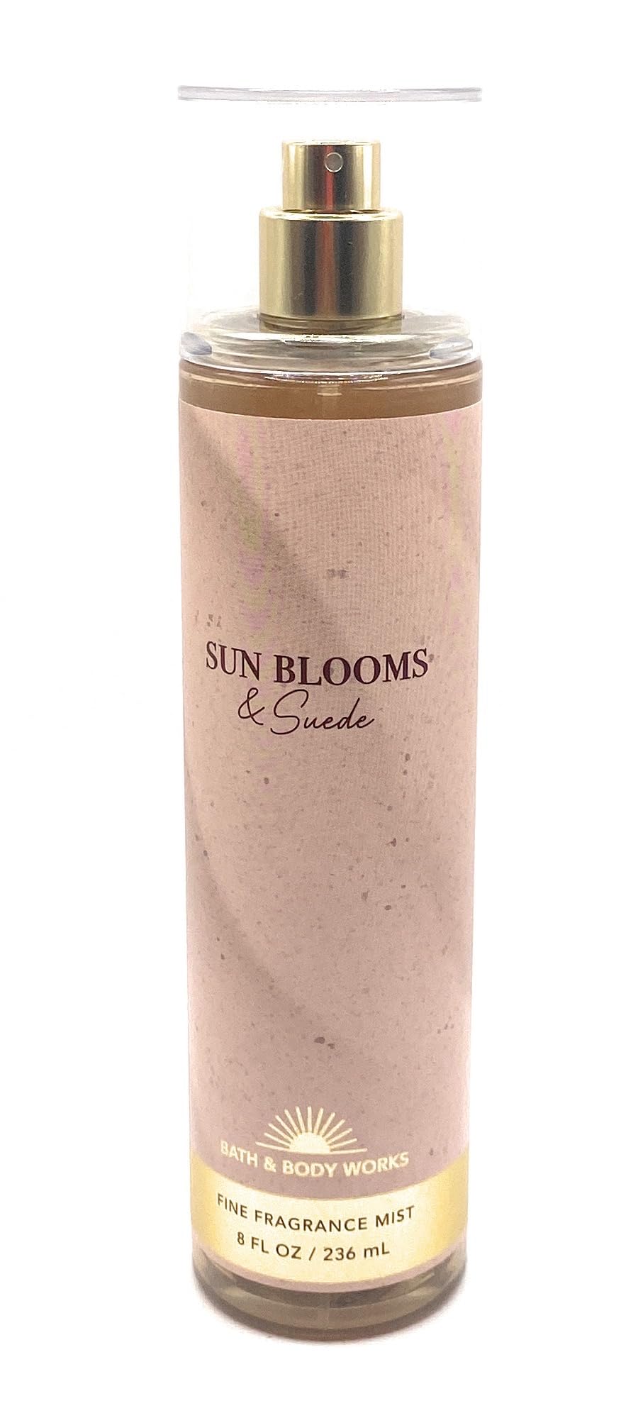 Bath & Body Works Sun Blooms & Suede Fine Fragrance Mist 8 Fluid Ounce Spray Beauty & Personal Care Bath & Body Works