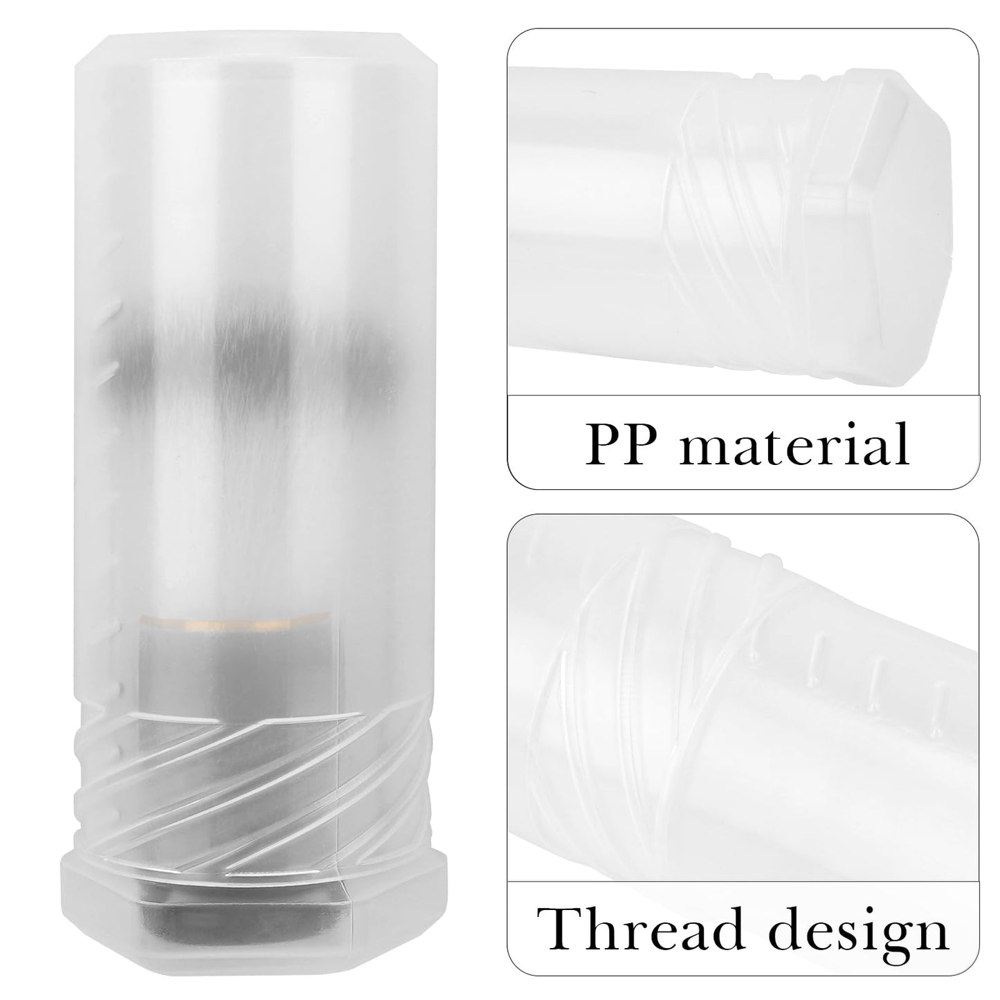 Linkidea 2 Pack Travel Case with Waterproof Holder for Shaving Brushes, Portable Grooming Organizer for Men, Compatible with Large Brush (White) Beauty and Personal Care Linkidea