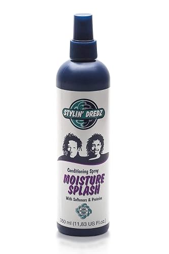 Stylin Dredz Moisture Splash Conditioning Braid Spray and Dreadlock Moisturizer Spray - 350 ml Single Beauty & Personal Care Stylin Dredz