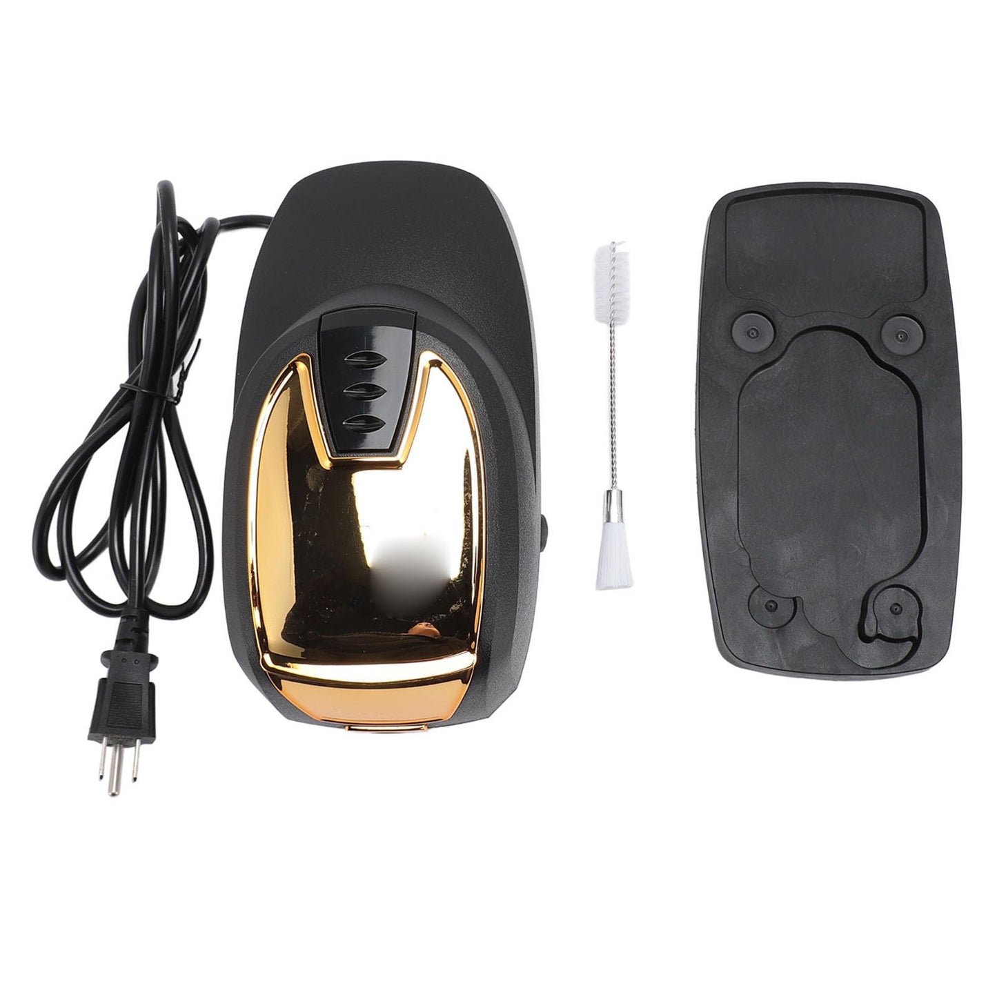 Professional Hot Lather Machine for Shaving Large Capacity Electric Foaming Machine Shaving Foam Machine for Home Salon Barber Shop, Black Gold (US Beauty and Personal Care Pongnas