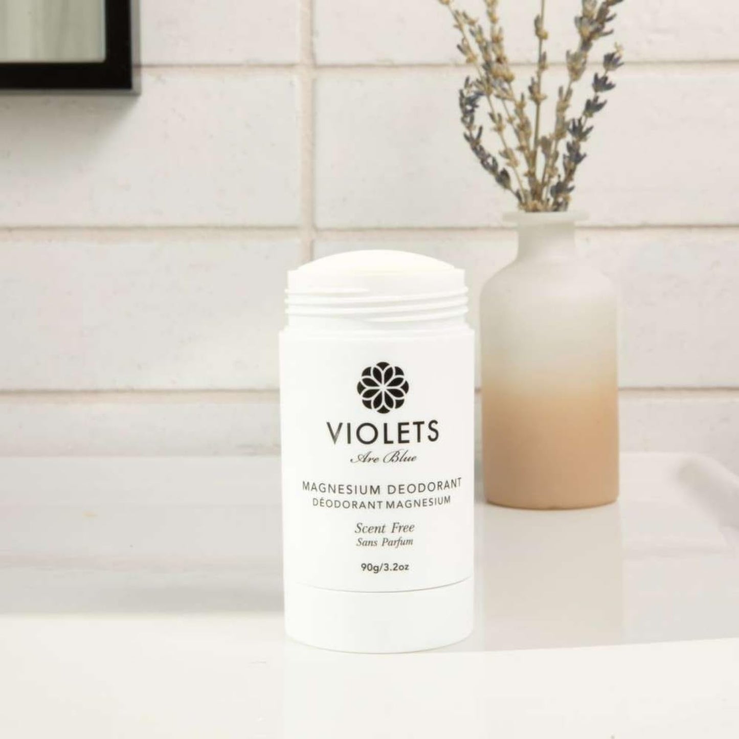 Violets Are Blue Magnesium Deodorant - Award-Winning, Aluminum-Free, Baking Soda-Free - Long-Lasting Natural Deodorant with Coconut Oil - Cream Beauty and Personal Care Violets Are Blue