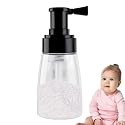 Qunesbeal Powder Bottle Spray | Travel Hair Powder Cosmetics Bottle - Portable Hairdressing Tools with Locking Nozzle, Barber Accessories for Salon Beauty & Personal Care Qunesbeal