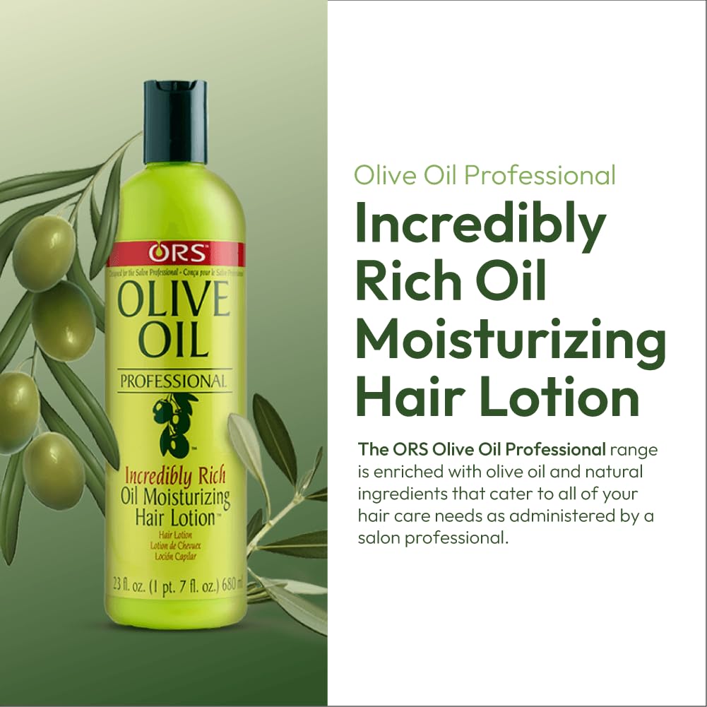 ORS Olive Oil Professional Incredibly Rich Oil Moisturizing Hair Lotion 23 Ounce (1) Beauty & Personal Care ORS