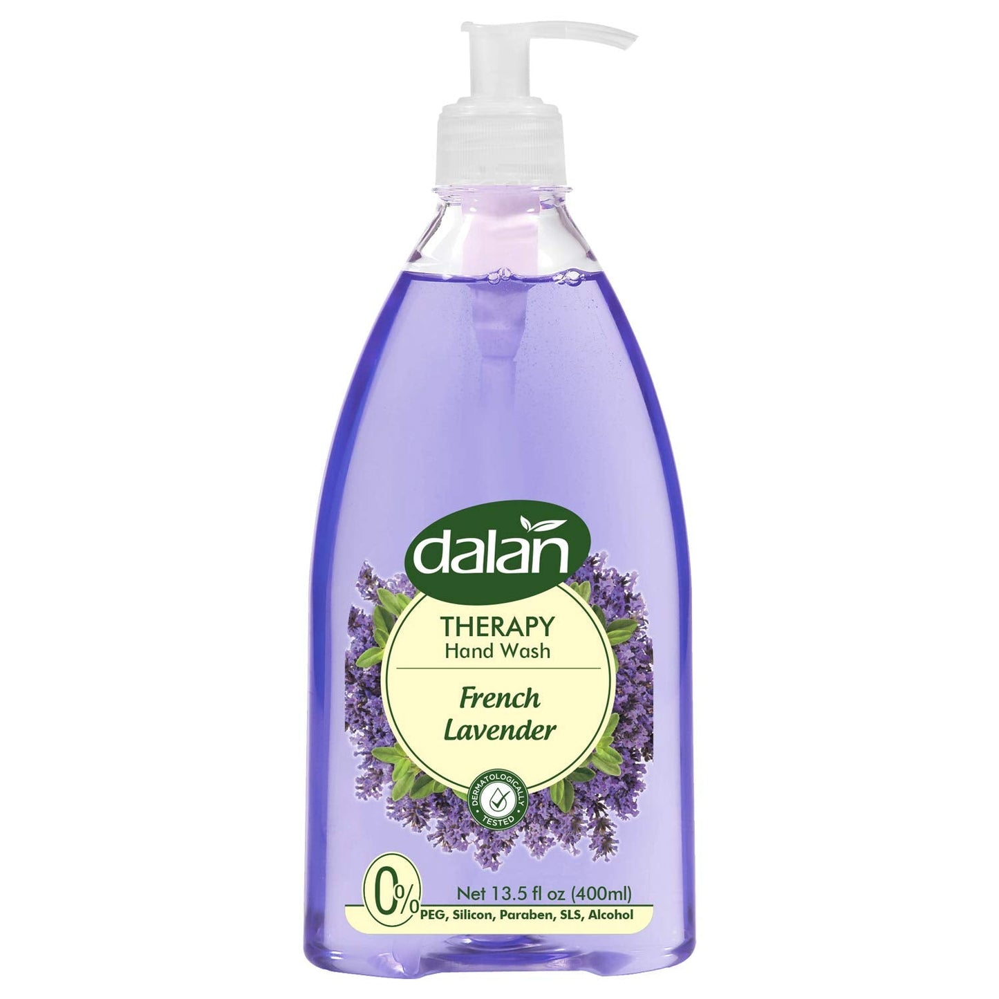 Dalan Therapy French Lavender Ultra Moisturizing Liquid Hand Soap for Normal and Dry Hands Fresh Clean and Soft Feeling (13.5 Fl Oz / 400 mL (Pack Beauty & Personal Care Dalan