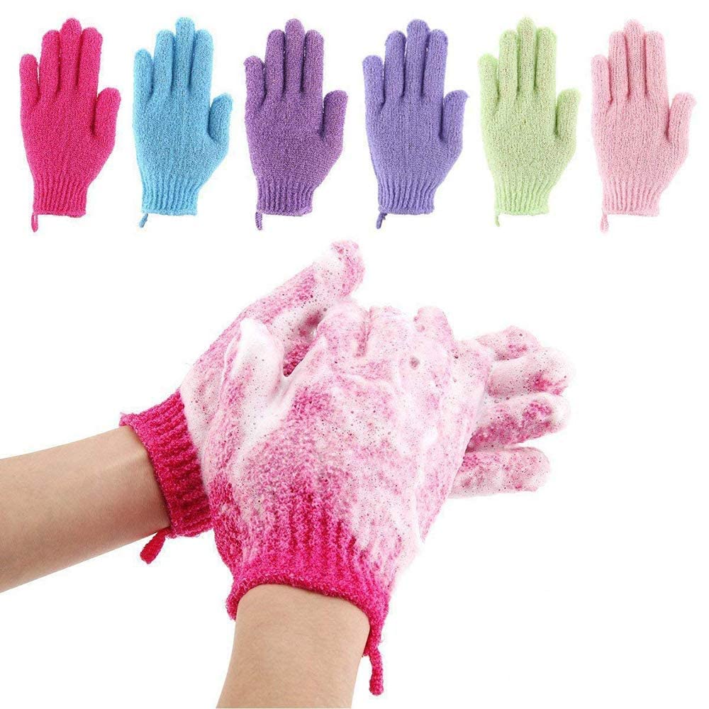 12 Pcs Exfoliating Shower Bath Gloves for Shower,Spa,Massage and Body Scrubs,Dead Skin Cell Remover Solft and Suitable for Men,Women and Children Beauty & Personal Care Codream