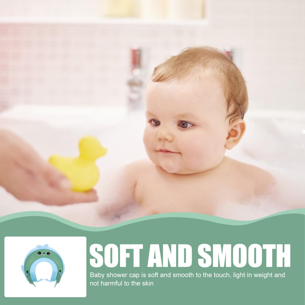 Healifty Baby Shower Cap Adjustable Toddler Hair Washing Shield Waterproof Lightweight Bath Accessory for Newborns and Kids Beauty and Personal Care Healifty