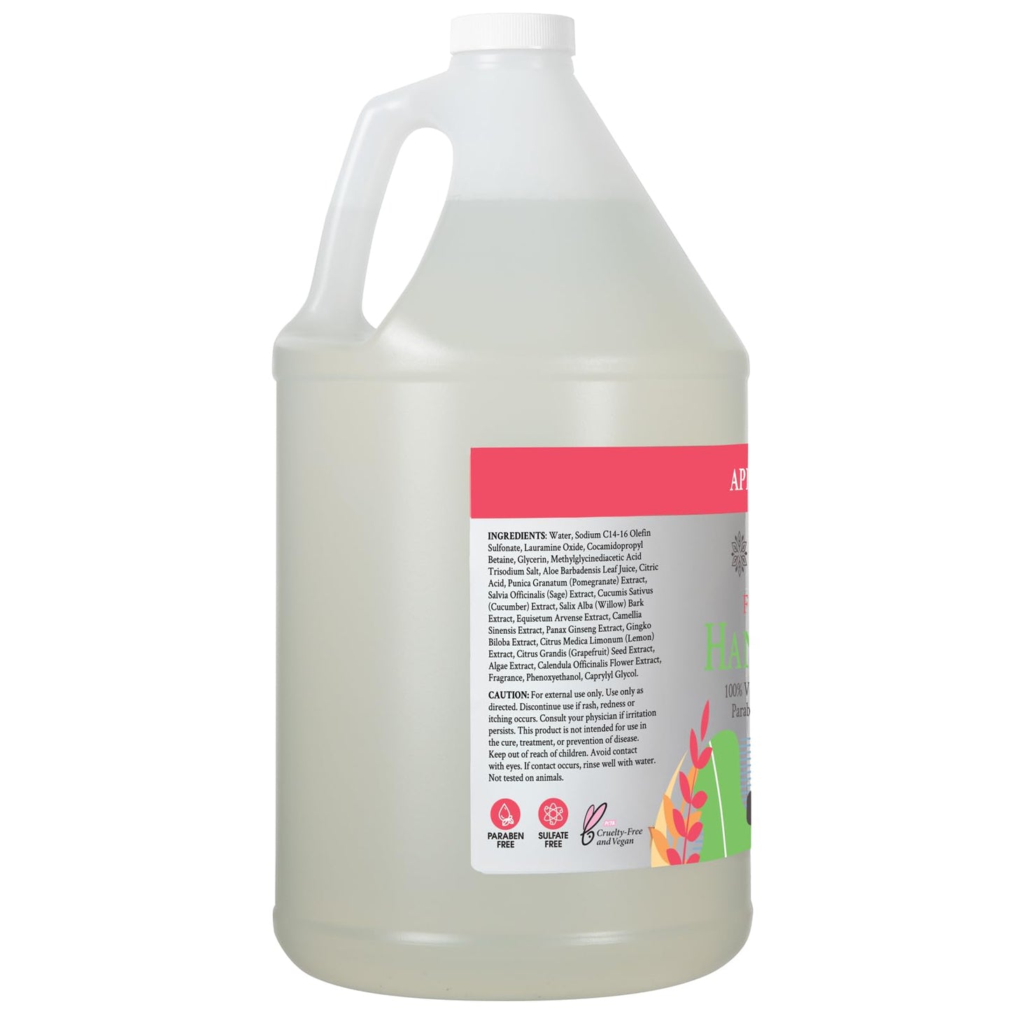 Ginger Lily Farms Botanicals All-Purpose Foaming Hand Soap Refill, 100% Vegan & Cruelty-Free, Apple Pear Scent, 1 Gallon (128 fl oz) Beauty & Personal Care Ginger Lily Farms
