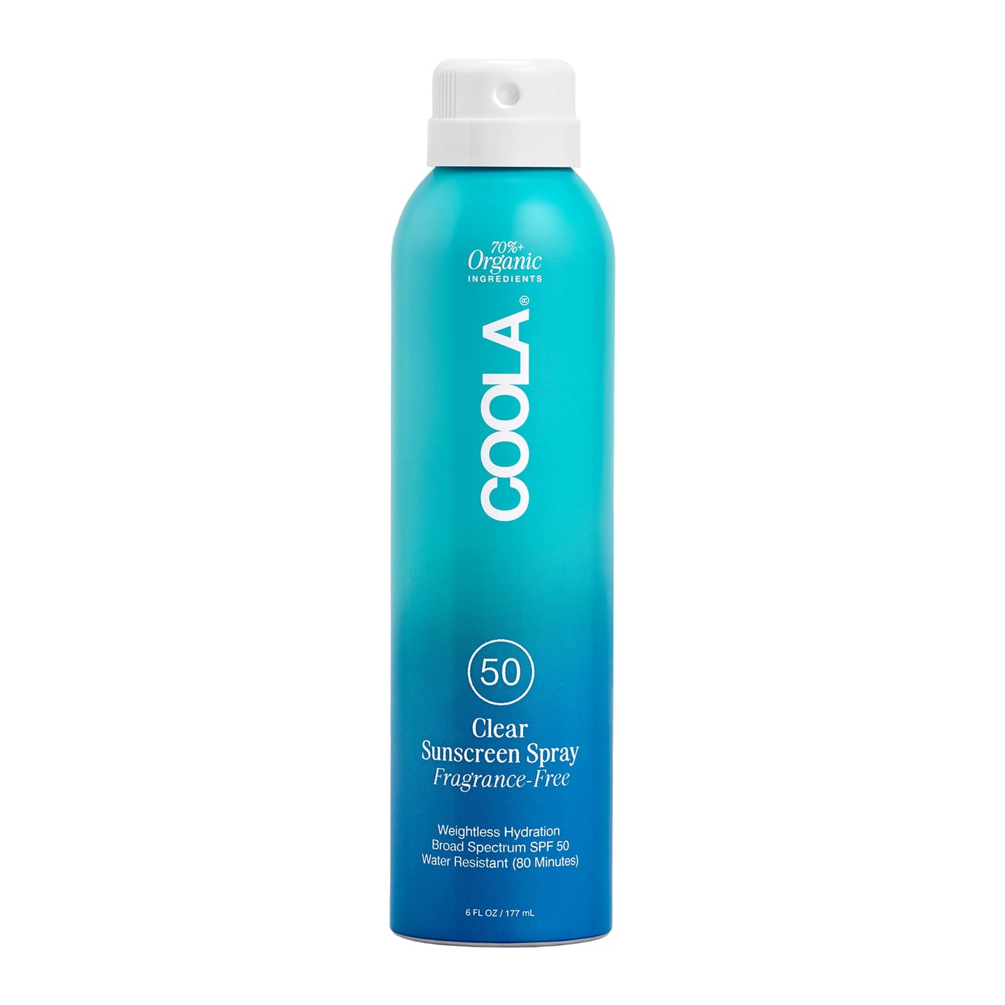 COOLA Organic Sunscreen SPF 50 Sunblock Spray, Dermatologist Tested Skin Care for Daily Protection, Vegan and Gluten Free, Fragrance Free, 6 Fl Oz Beauty & Personal Care COOLA