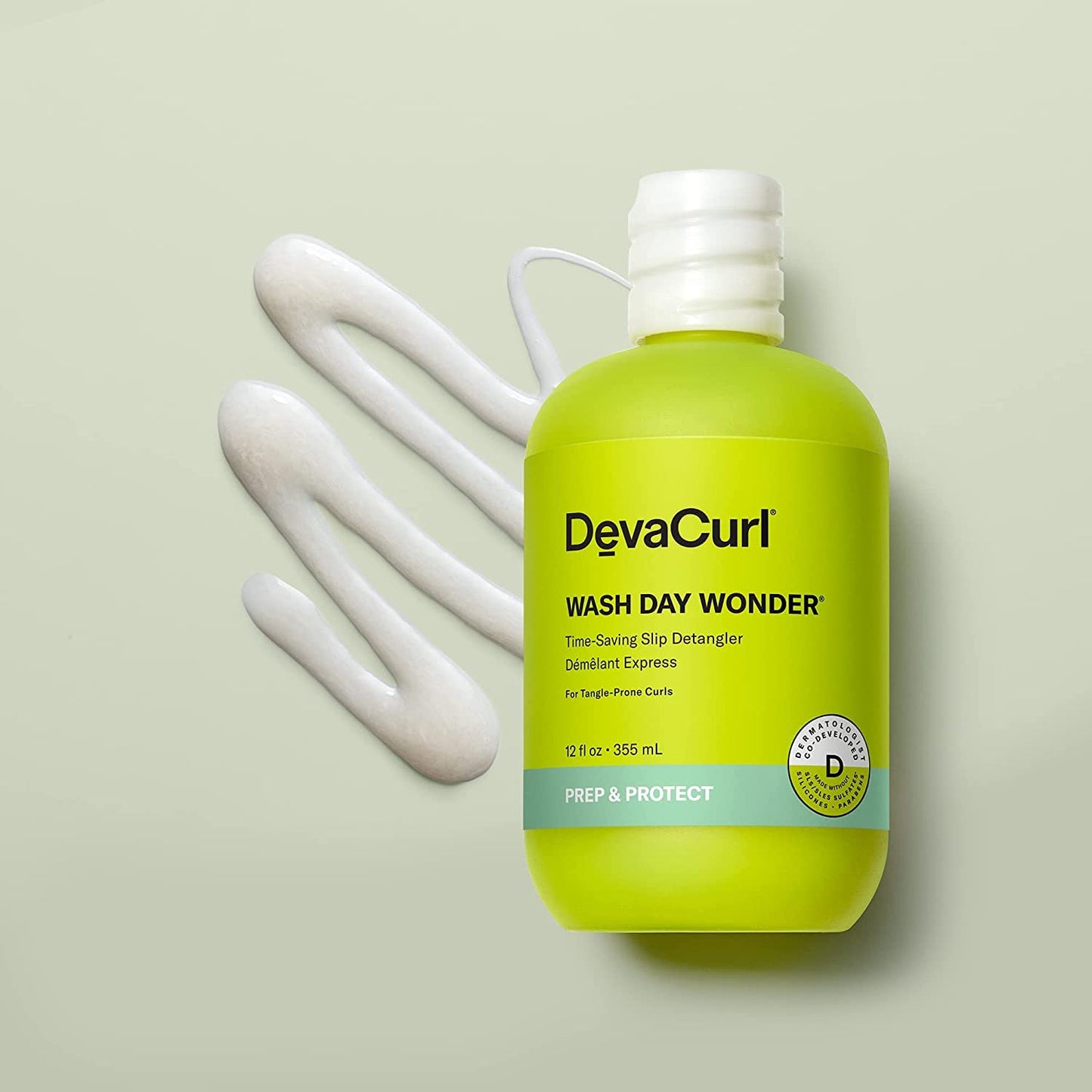 DevaCurl Wash Day Wonder Time-Saving Slip Detangler, Green Oasis, 12 fl. oz. Beauty & Personal Care DevaCurl