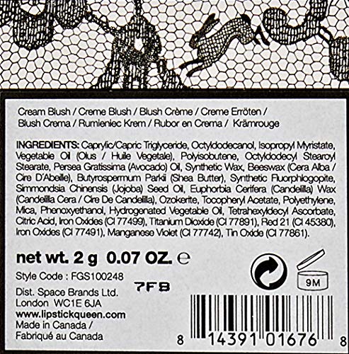 Lipstick Queen Black Lace Rabbit Blush By Lipstick Queen for Women - 0.07 Oz Blush, 0.07 Oz Beauty & Personal Care LIPSTICK QUEEN